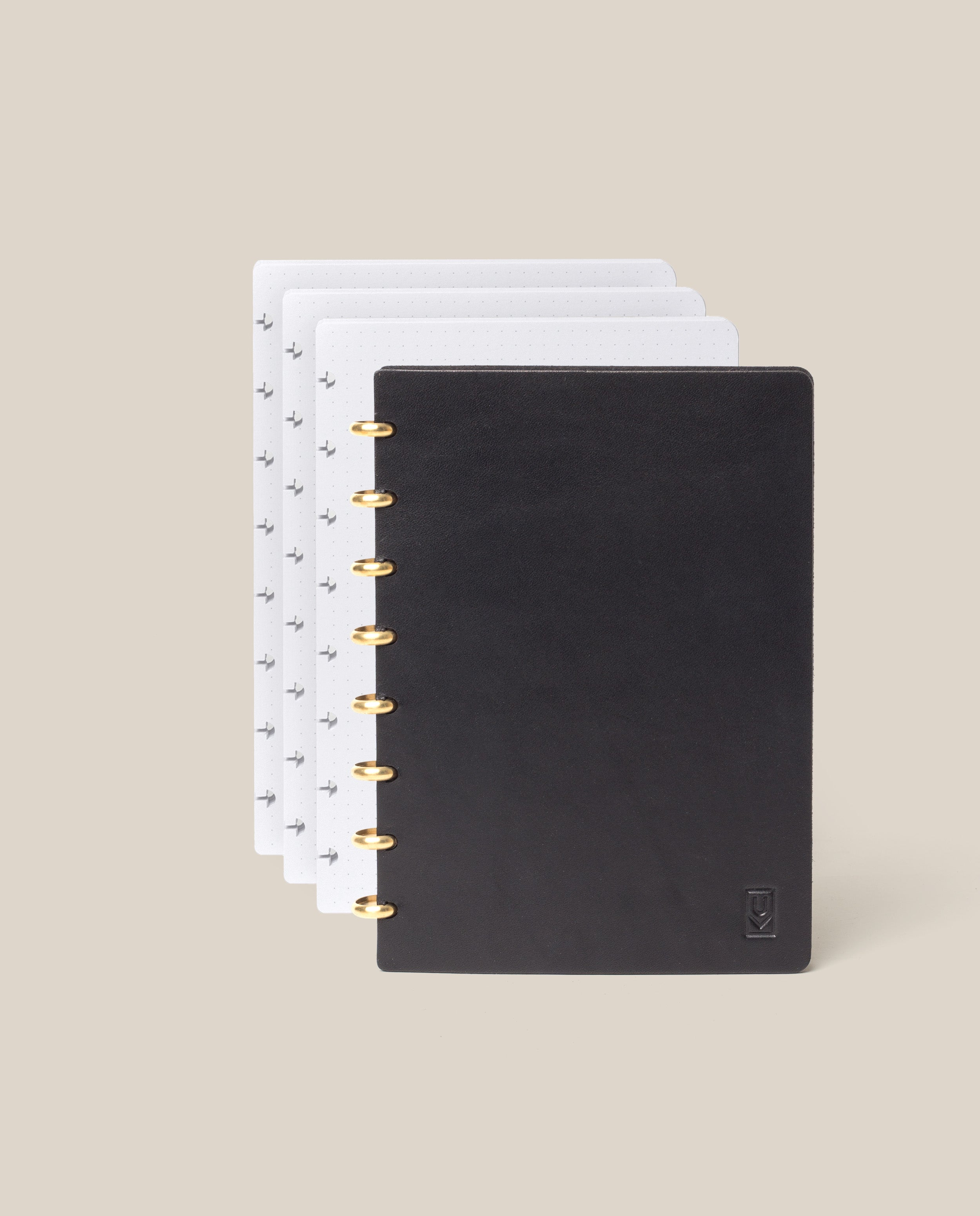 Discbound Heirloom Journal Bundle (Black Leather - Standard 6
