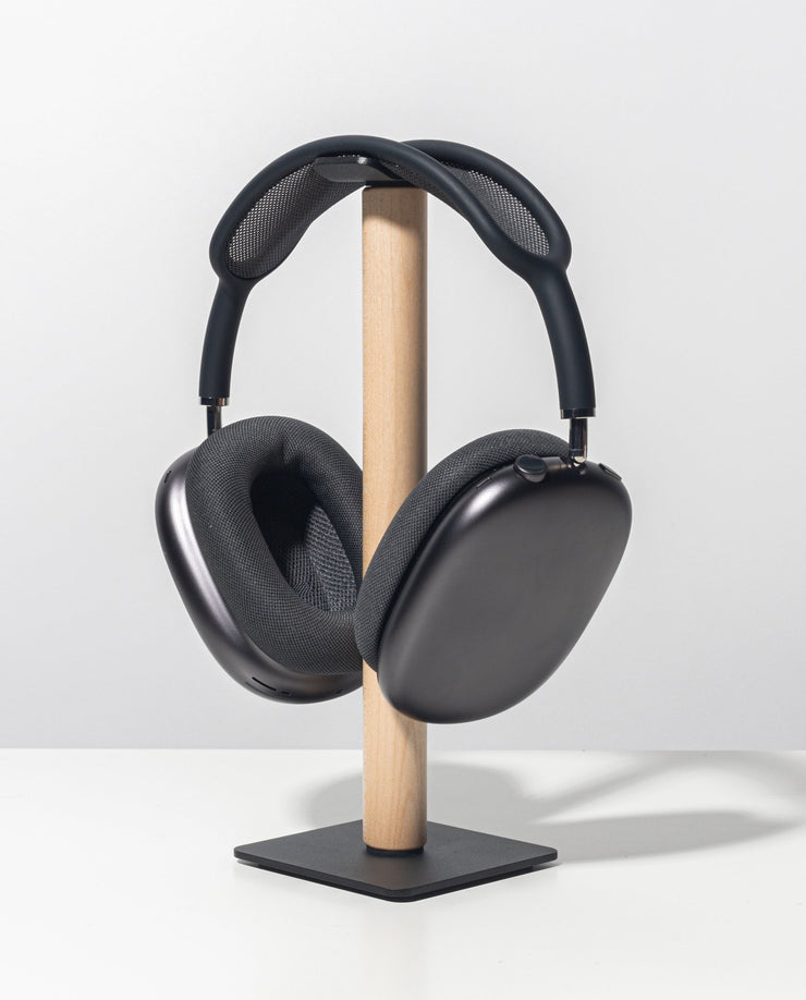 Gather Headphone Stand (1x1 - Black/Maple)