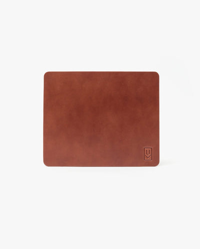 Premium Leather Mousepad XL (Ugmonk Logo - Brown)