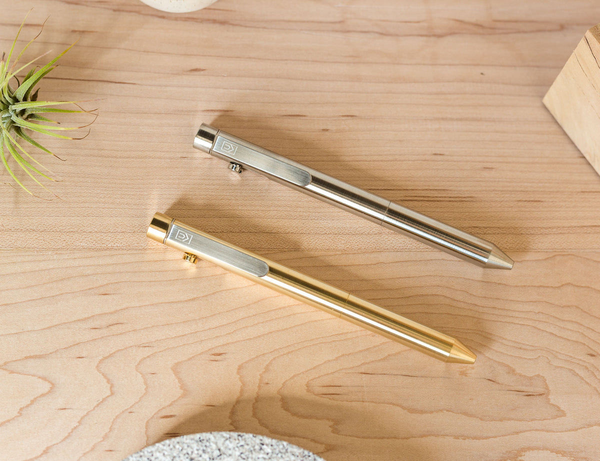 New Bolt Action Metal Pens – Ugmonk