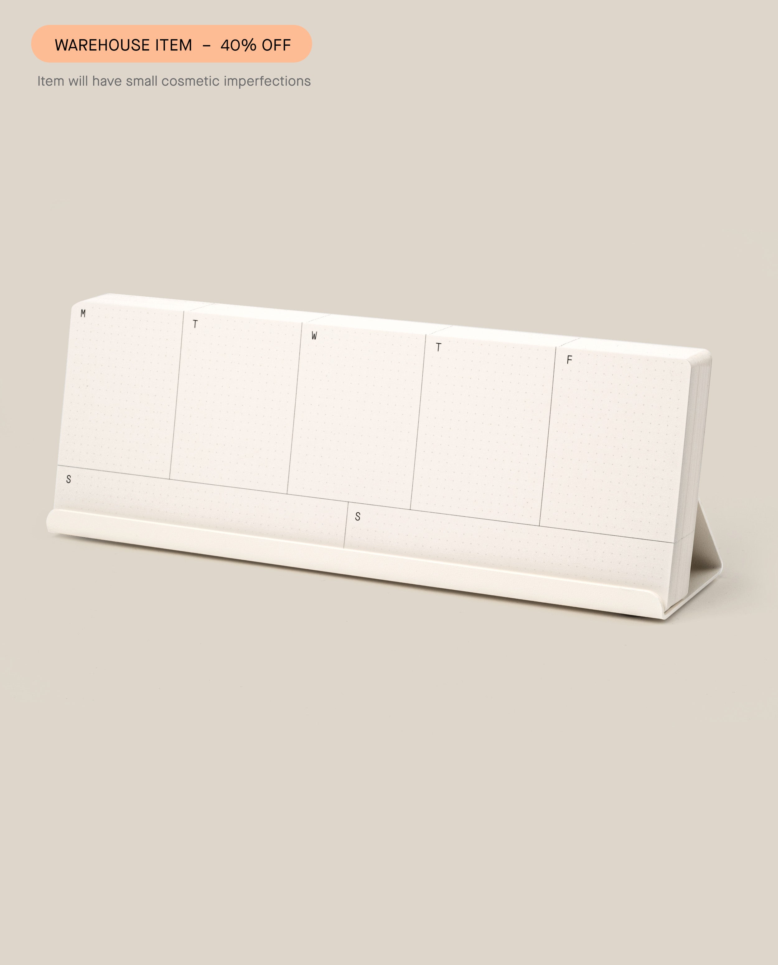 Warehouse Item - Analog Weekly Kit (White Steel) Analog Ugmonk