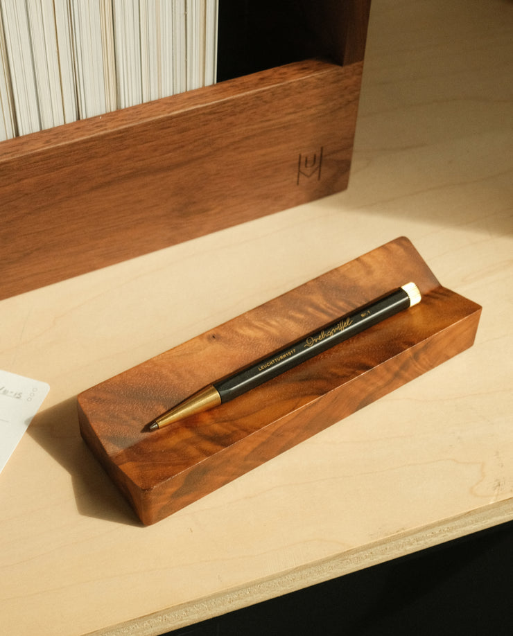 The Pen & Pen Tray Bundle (Black/Walnut)