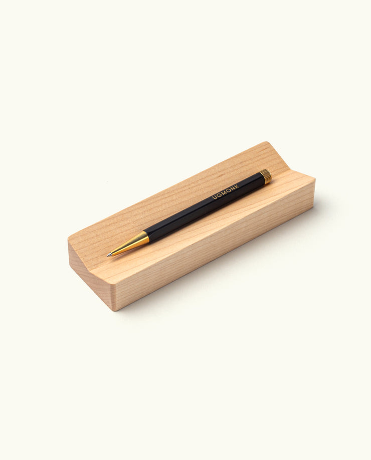 The Pen & Pen Tray Bundle (Black/Maple)