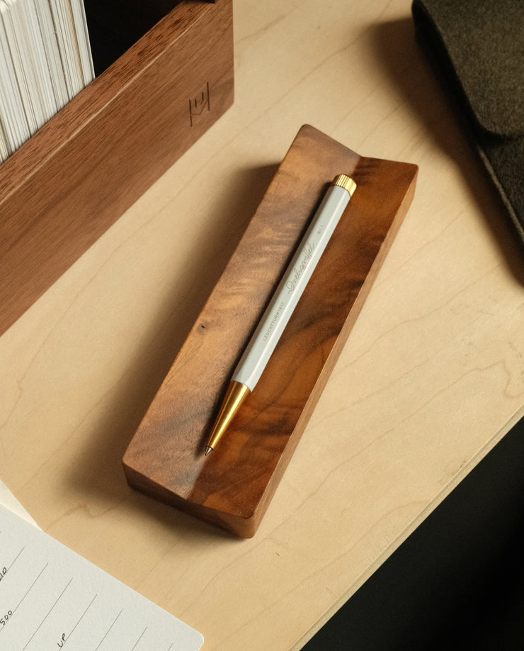 The Pen & Pen Tray Bundle (Gray/Walnut)