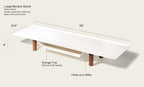 Warehouse Item - Gather Large Monitor Stand (White/Walnut) Warehouse Ugmonk