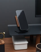 Warehouse Item - Gather MagSafe Phone Stand (1x1 - Black/Walnut) Warehouse Ugmonk
