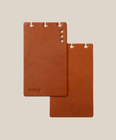 *Covers Only* – Leather Discbound Analog (Tan)