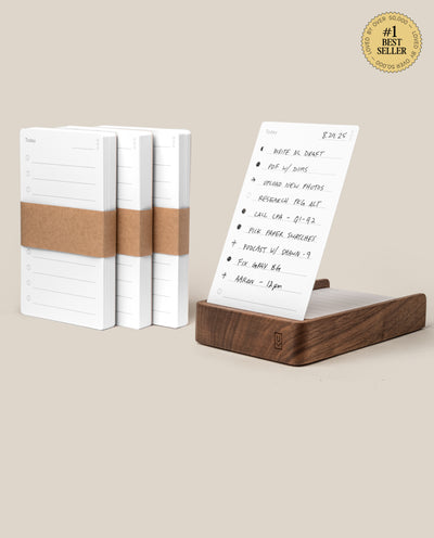 Analog Daily Focus Kit + 3 Refills (Walnut)