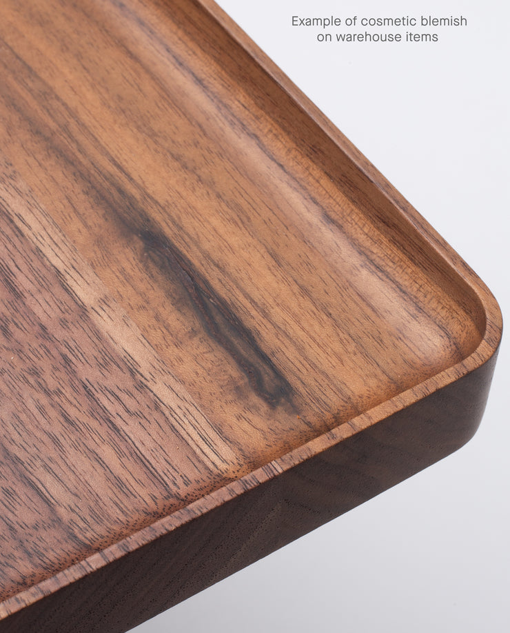 Warehouse Item - Valet Tray (Walnut - Large)