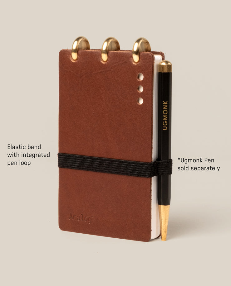 Leather Discbound Analog (Brown)