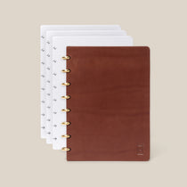 Discbound Heirloom Journal Bundle (Brown Leather 6
