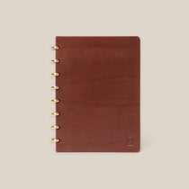 Discbound Heirloom Journal (Brown Leather - Standard 6