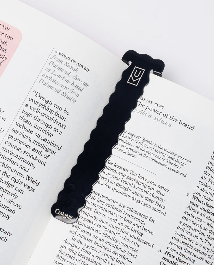 Craighill x Ugmonk Perch Bookmark (Vapor Black)