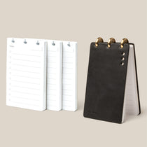 Leather Discbound Analog + 3 Refills (Black)