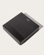 The Gather Large Tray (2x2 - Black) is a closed, square valet tray with a magnetic bottom and "UPDOWN" in small white letters near the top center, shown on a light background.