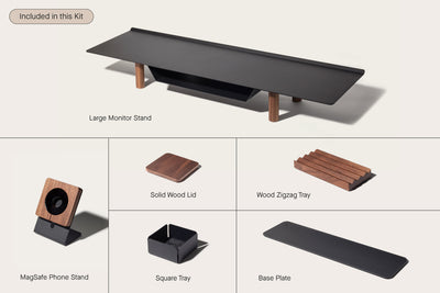 Gather Extended Kit (Black/Walnut)