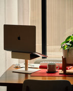 Warehouse Item - Gather Laptop Stand (White/Walnut) Gather Ugmonk