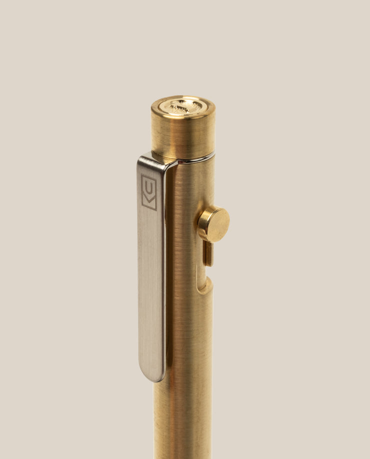 INVENTERY Bolt Action Pen (Brass)