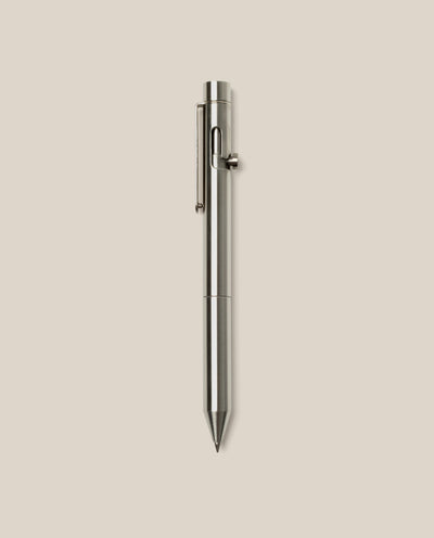 INVENTERY Bolt Action Pen (Stainless)
