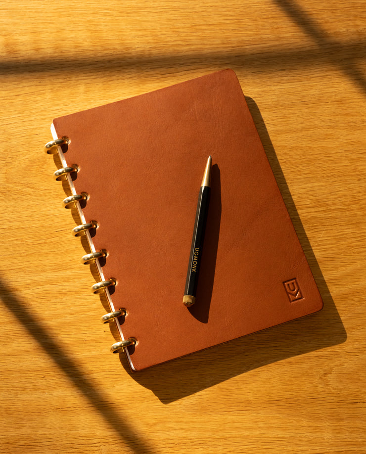 Discbound Heirloom Journal (Tan Leather - Standard 6" x 8.5")