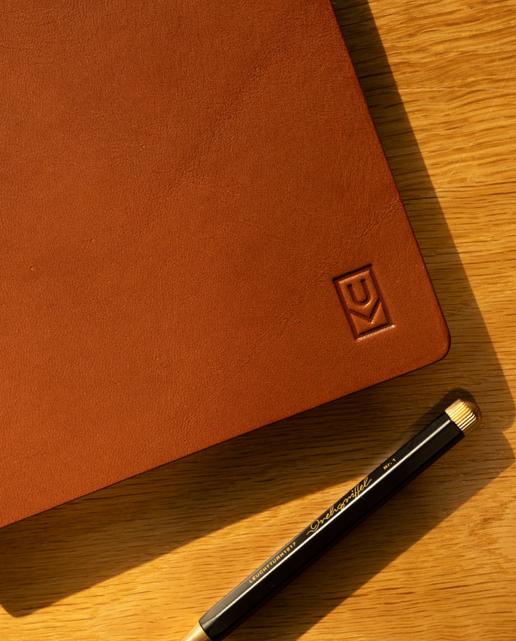 Discbound Heirloom Journal (Tan Leather - Standard 6" x 8.5")