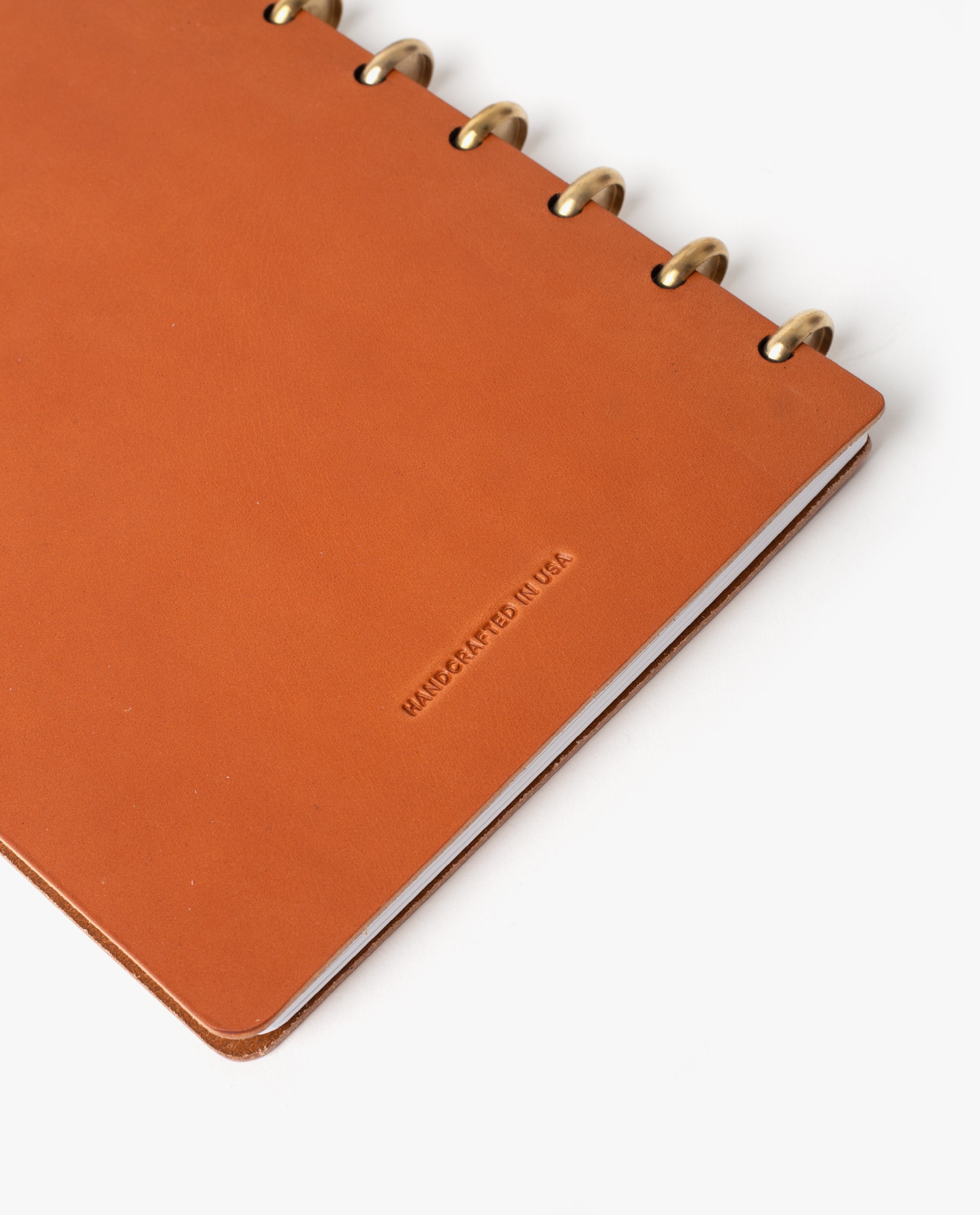 Discbound Heirloom Journal Bundle (Tan Leather - Standard 6" x 8.5" + 3 Refills) Journal Ugmonk