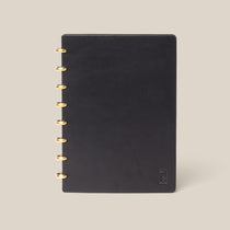 Discbound Heirloom Journal (Black Leather - Standard 6