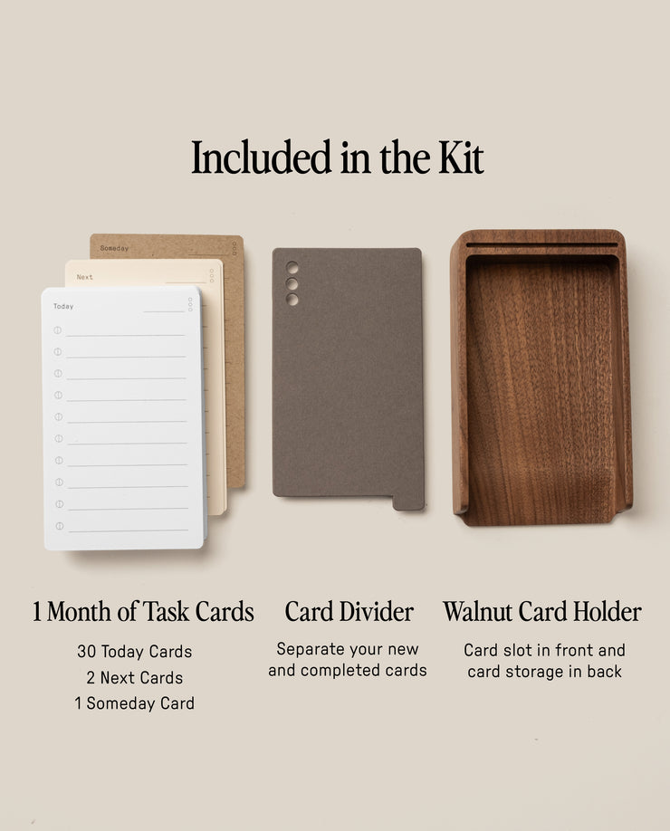 Analog Daily Focus Kit (Walnut)