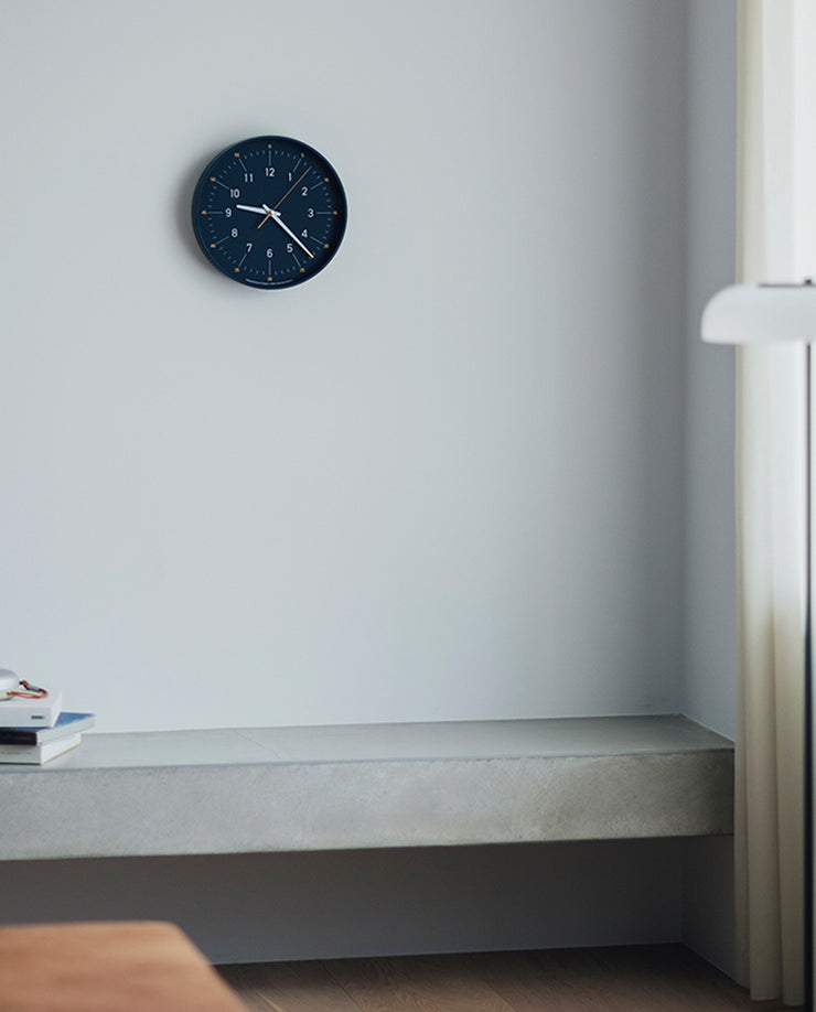 Lemnos Essent Wall Clock (Navy)
