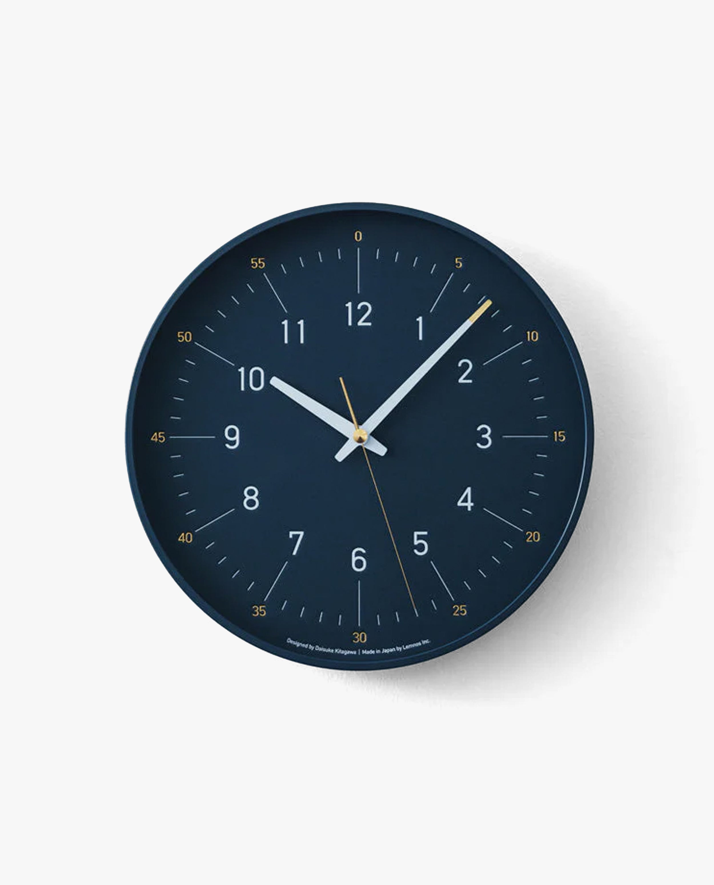 Lemnos Essent Wall Clock (Navy) Lemnos Ugmonk