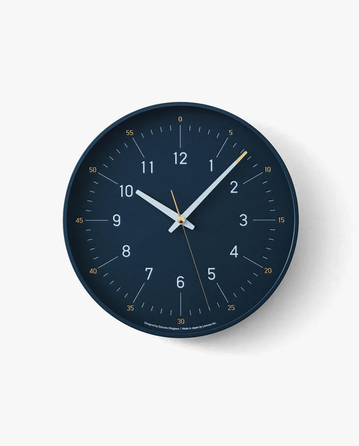 Lemnos Essent Wall Clock (Navy)