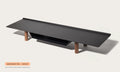 Warehouse Item - Gather Large Monitor Stand (Black/Walnut) Warehouse Ugmonk