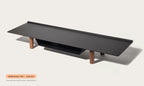 Warehouse Item - Gather Large Monitor Stand (Black/Walnut) Warehouse Ugmonk