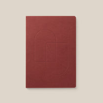 Layflat Notebook (Maroon)