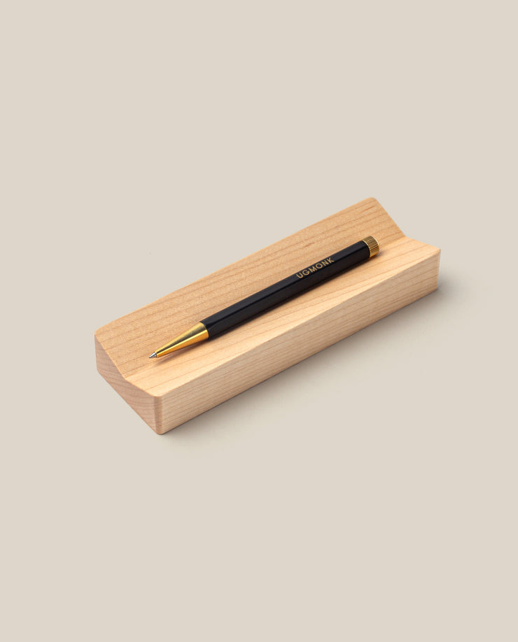 The Pen & Pen Tray Bundle (Black/Maple)
