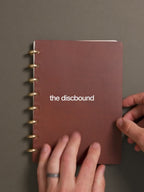 Discbound Heirloom Journal (Black Leather - Standard 6" x 8.5")