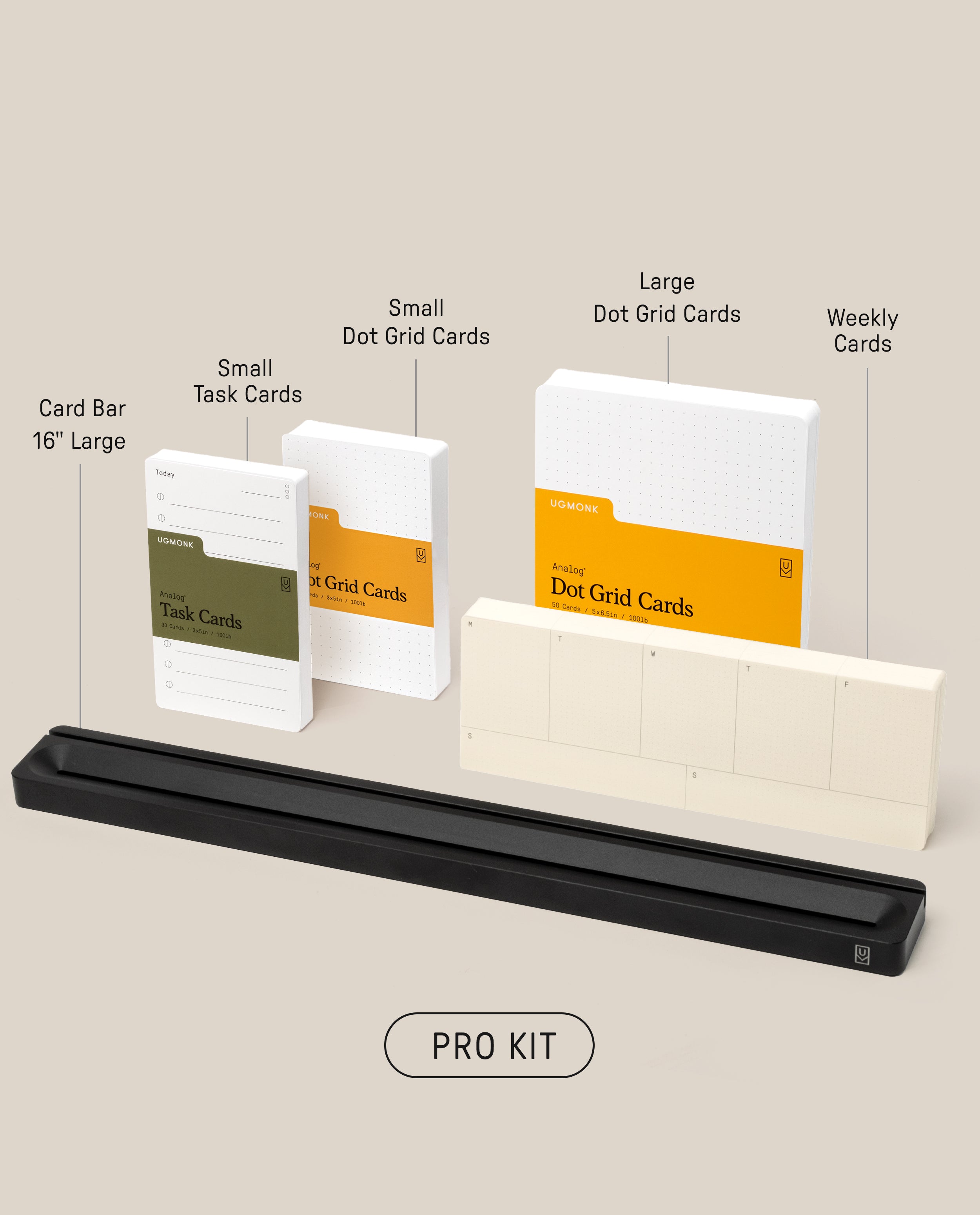 Analog Card Bar - Pro Kit (Black) – Ugmonk