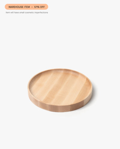 Warehouse Item - Round Valet Tray (Maple - Medium)