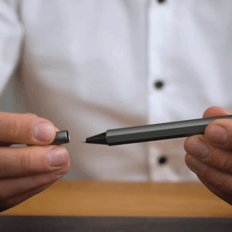 Stilform FLOW Rollerball Pen (Aluminum - Green)