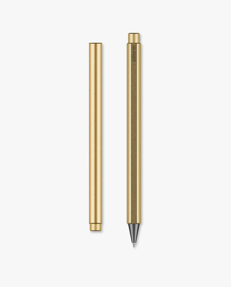 Stilform FLOW Rollerball Pen (Brass)
