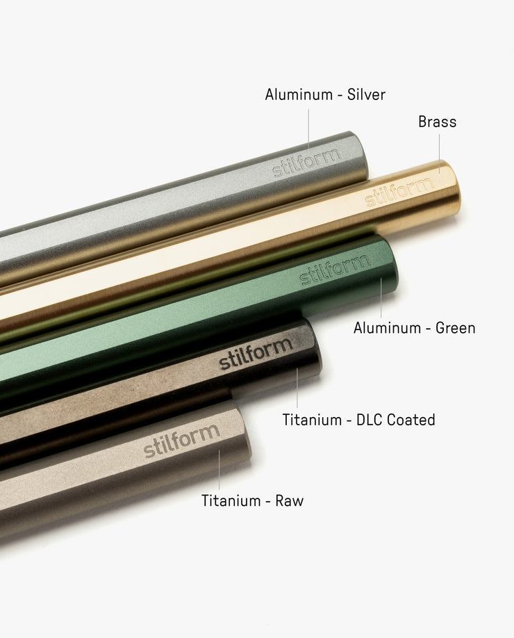 Stilform FLOW Rollerball Pen (Titanium - Raw)