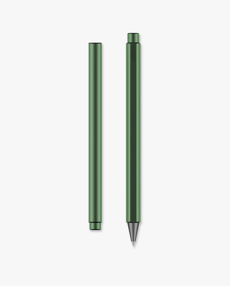 Stilform FLOW Rollerball Pen (Aluminum - Green)