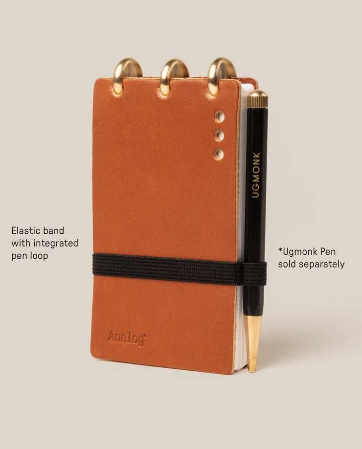 Leather Discbound Analog (Tan)