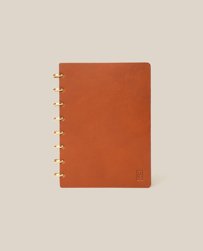 Discbound Heirloom Journal (Tan Leather - Standard 6" x 8.5")