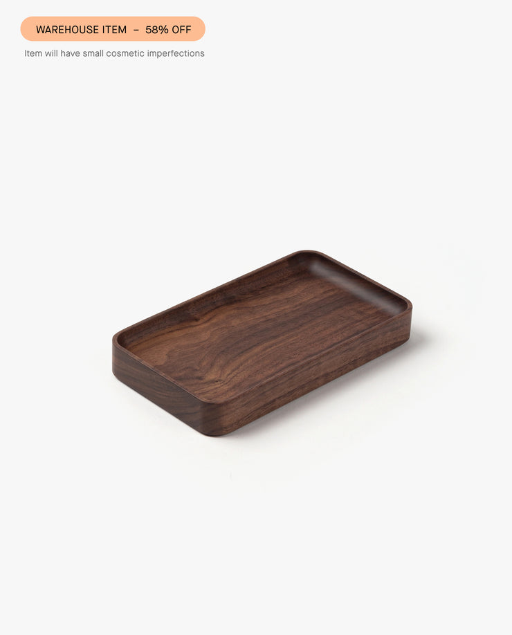 Warehouse Item - Valet Tray (Walnut - Small)