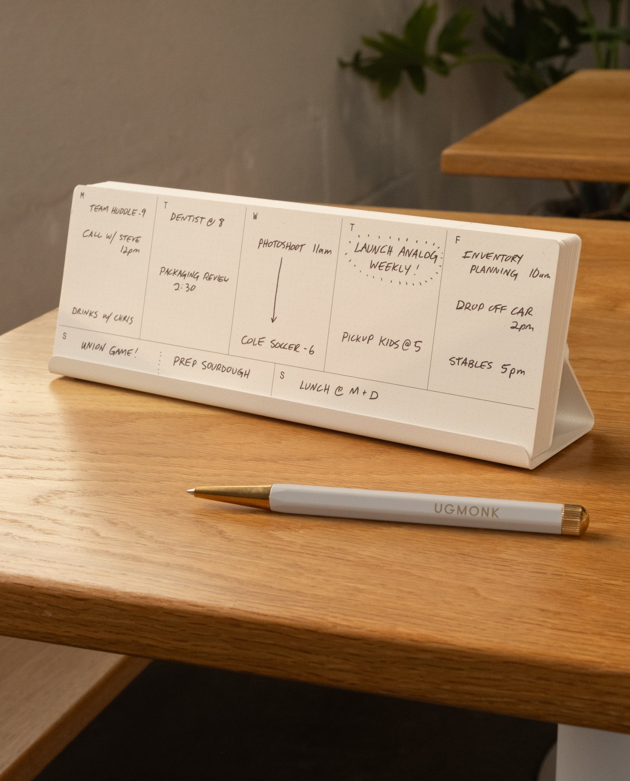 Warehouse Item - Analog Weekly Kit (White Steel) Analog Ugmonk