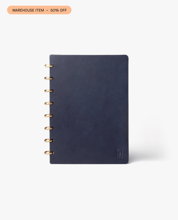 Warehouse Item - Discbound Heirloom Journal (Navy/Brass)