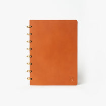 Warehouse Item - Discbound Heirloom Journal (Tan/Brass)