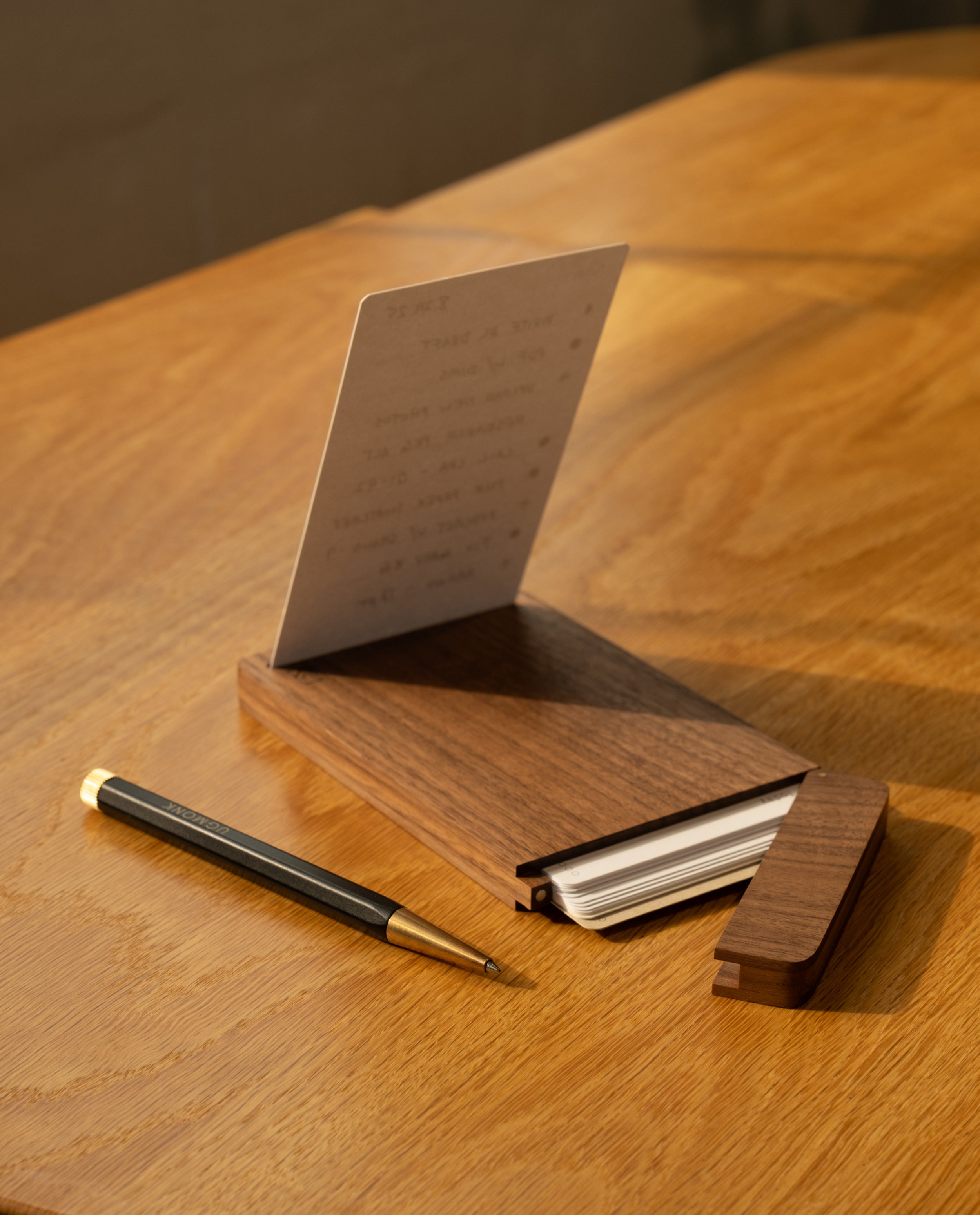 Analog Travel Case + 3 Card Packs (Walnut) Analog Ugmonk