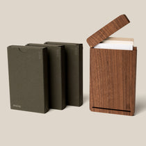Analog Travel Case + 3 Card Packs (Walnut)